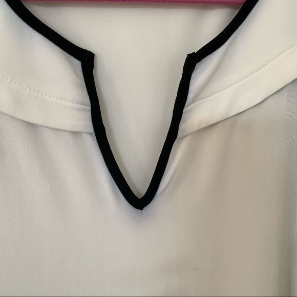 KENNETH COLE BLACK AND WHITE MAXI DRESS SIZE L - Picture 10 of 10